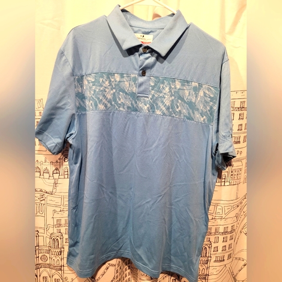 Grand Slam Other - Men's Grand Slam Performance Light Blue Polo Size Large EUC